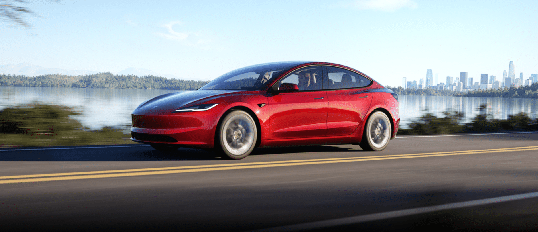 Vernieuwde Tesla model 3