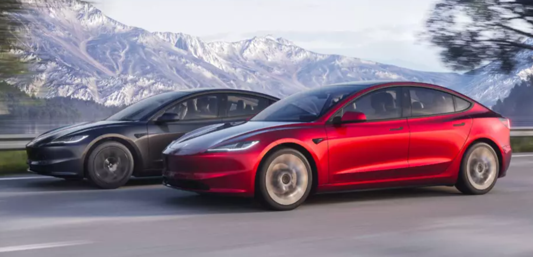 Vernieuwde Tesla Model 3